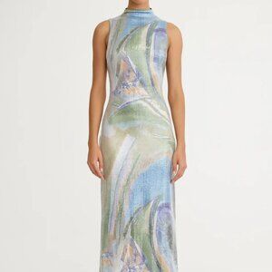 Significant Other Lucinda Abstract Maxi Dress